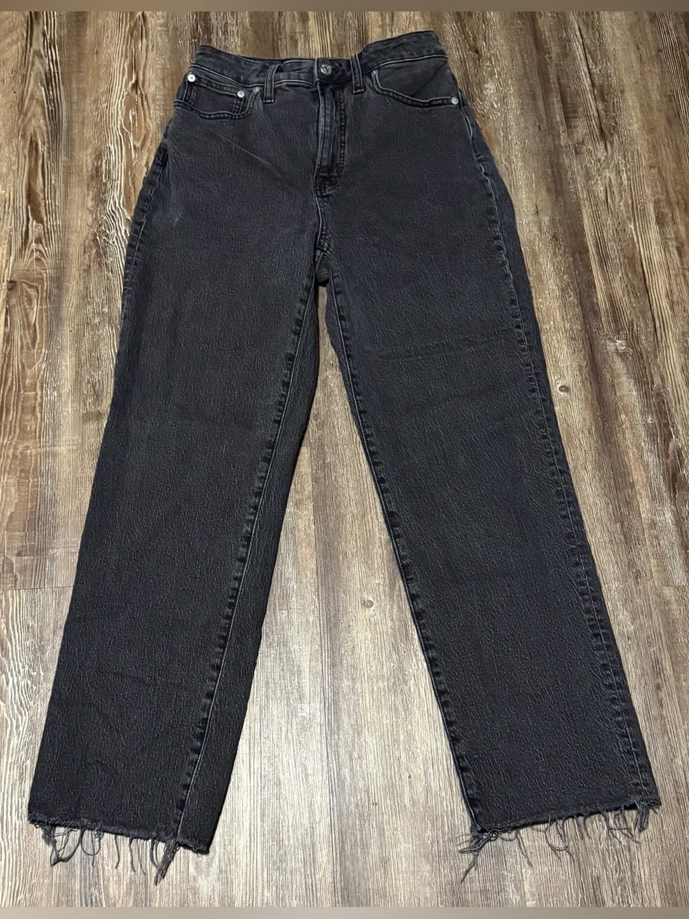 Madewell Curvy Perfect Vintage Straight Jeans Women's 29 in Lunar Wash Denim